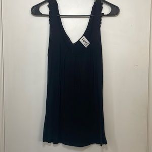 Black kirra tank top with lace back detail